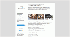 Desktop Screenshot of landhaus-gabriela-1.tramino.de