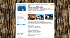 Desktop Screenshot of gaestehaus-soellerblick.tramino.de