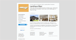 Desktop Screenshot of landhaus-mayr.tramino.de