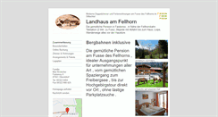 Desktop Screenshot of landhaus-fellhorn.tramino.de