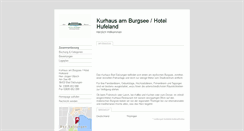 Desktop Screenshot of burgsee.tramino.de