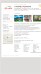 Mobile Screenshot of gaestehaus-alpenblick.tramino.de
