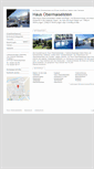 Mobile Screenshot of haus-obermaiselstein.tramino.de