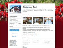 Tablet Screenshot of gaestehaus-sirch.tramino.de