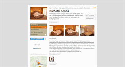 Desktop Screenshot of hotel-alpina-oberstaufen.tramino.de