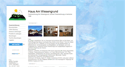 Desktop Screenshot of haus-am-wiesengrund.tramino.de