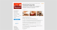 Desktop Screenshot of ferienwohnung-volz.tramino.de
