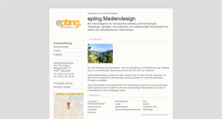 Desktop Screenshot of epting.tramino.de
