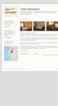 Mobile Screenshot of hotel-mainaublick.tramino.de