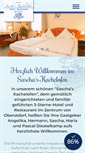 Mobile Screenshot of hotel-saschas-kachelofen.tramino.de