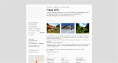 Desktop Screenshot of haus-willi.tramino.de