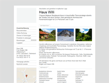 Tablet Screenshot of haus-willi.tramino.de