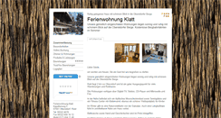 Desktop Screenshot of ferienwohnung-klatt.tramino.de