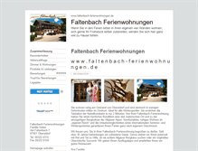 Tablet Screenshot of faltenbach-ferienwohnungen.tramino.de